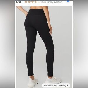 Alo Seamless High-Waist Ribbed Legging NWT